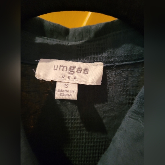 Umgee Emerald Green Button-Down Dress - Picture 3 of 7